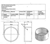 Rundkapsel D 260x132 mm Cordierit-Mullit 001_2